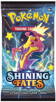 Pokemon Shining Fates Booster Pack - Shiny Toxtricity Art